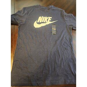 Nike T Shirt Blue and White Mens Size Medium Standard Fit